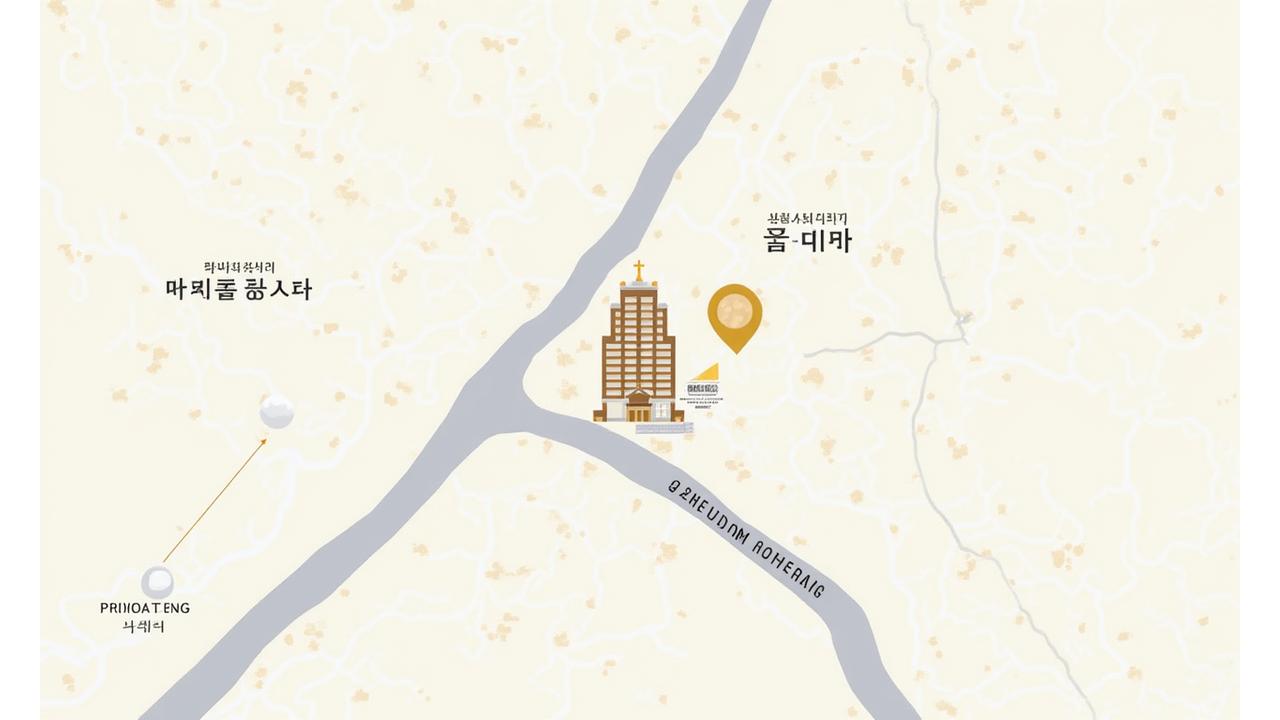 청담명생의 강남 청담동 위치를 보여주는 상세 지도 이미지